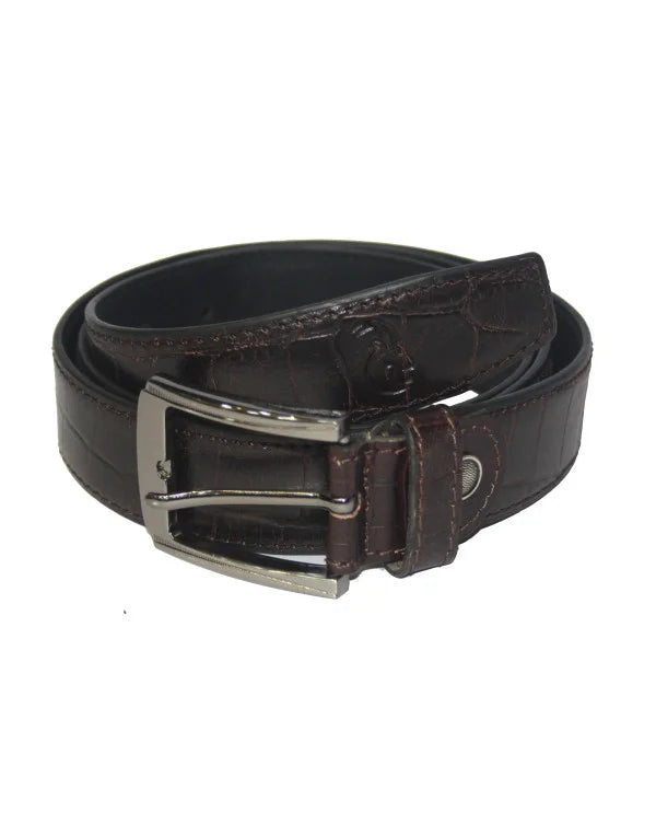 Genuine NDM Leather Casual Belt In Black For Men