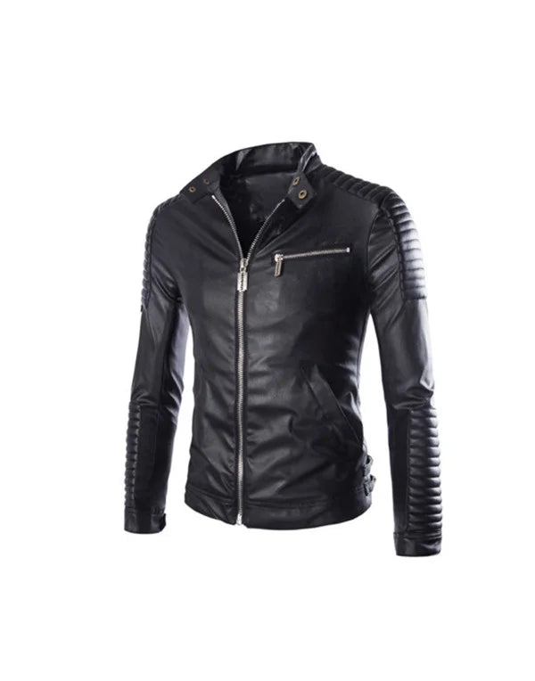 HugMe.Fashion Slim Biker Motorcycle Jacket In Casual New Style JK81