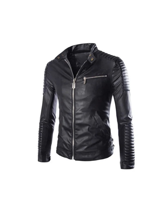HugMe.Fashion Slim Biker Motorcycle Jacket In Casual New Style JK81