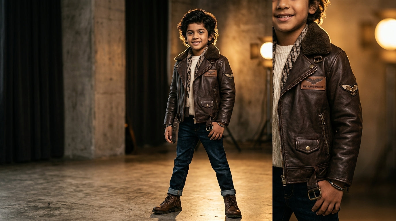 Kids' Leather Jackets