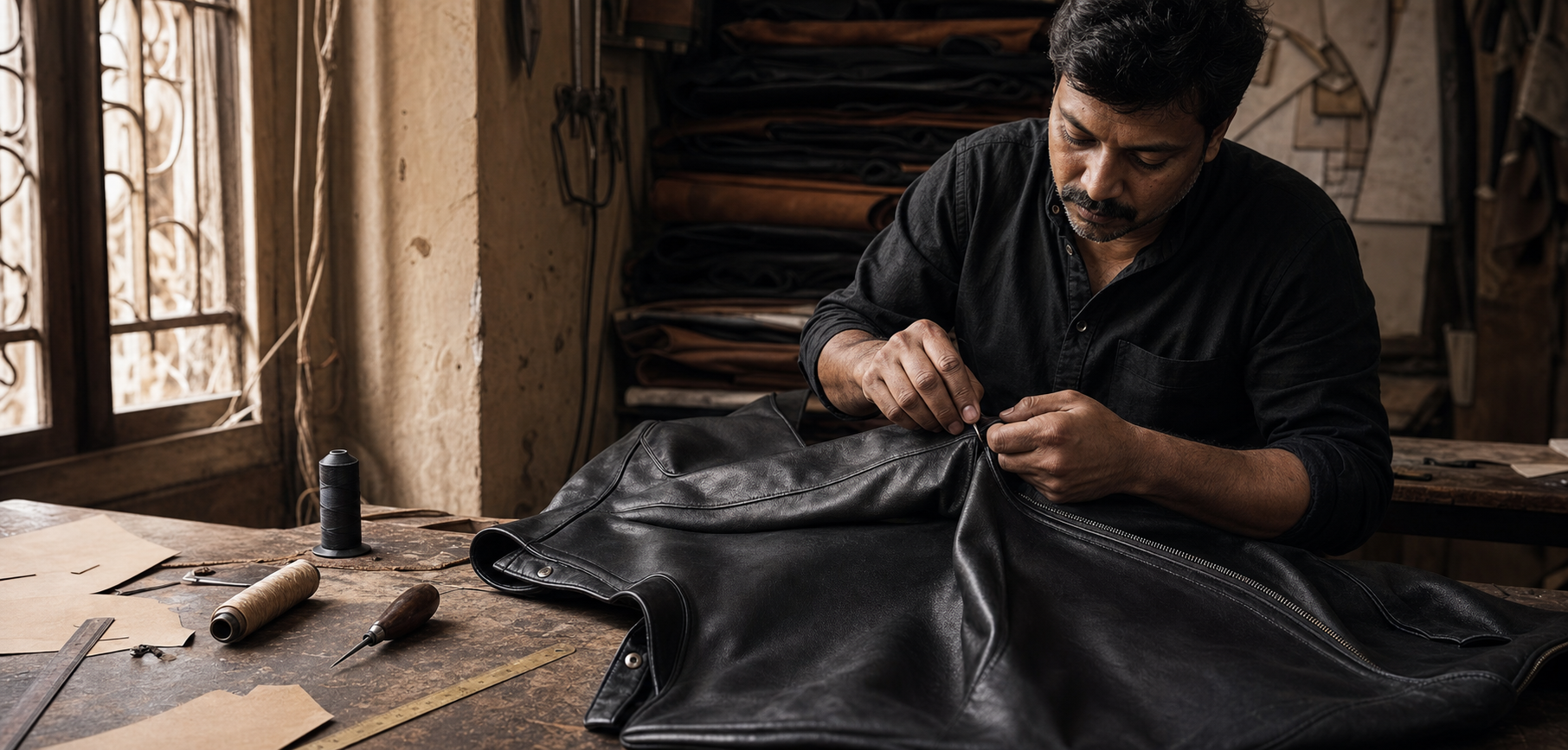 Indian Leather Artisan Workshop