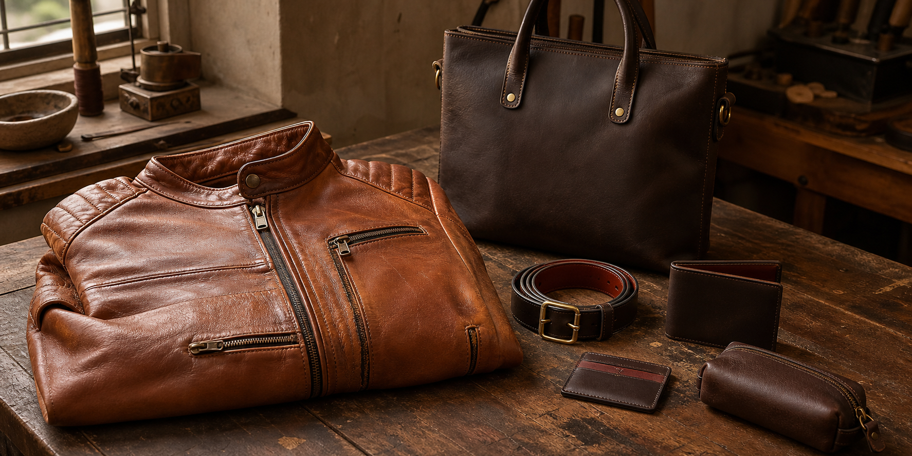 Leather Collection Still Life
