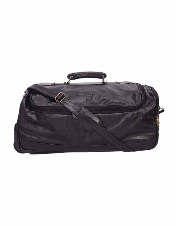 Genuine Leather Travel Duffel Outdoor Luggage 