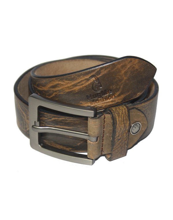 New Men Stylish Design Belt in Brown Color With Pin Closer