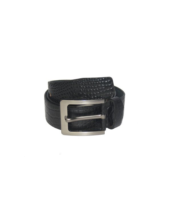 Genuine NDM Leather Black Color Stainless pin Buckle