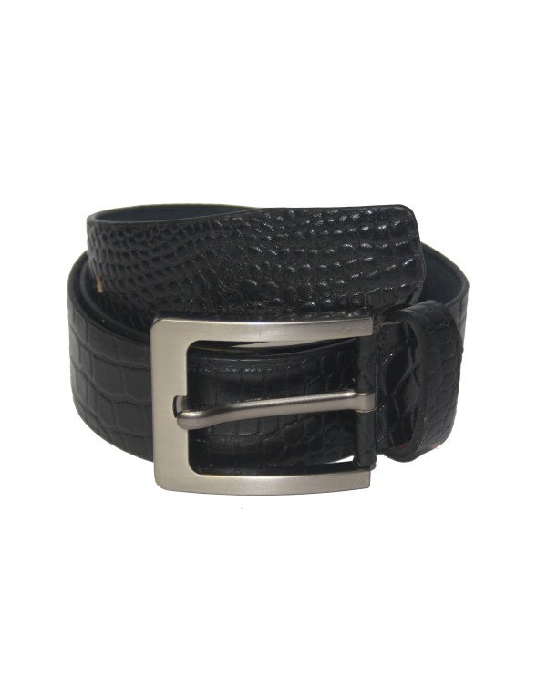 Genuine NDM Leather Black Color Stainless pin Buckle