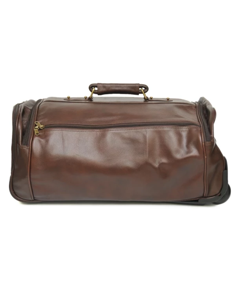 Men-Genuine-Leather-Duffle-Bag-With-Trolley
