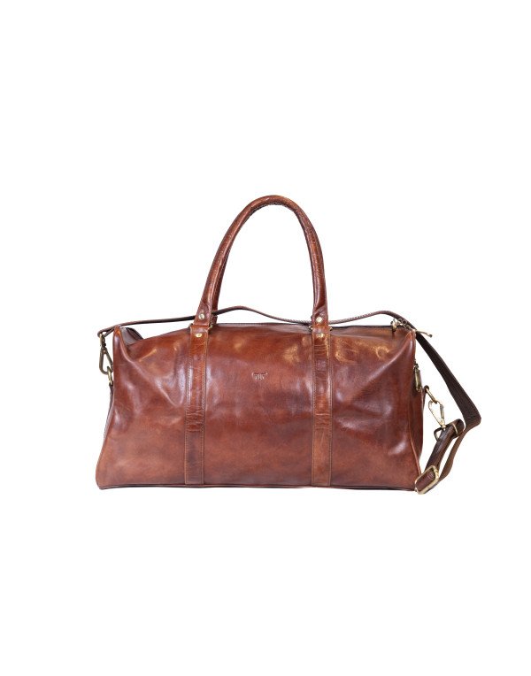 HugMe.fashion Pure Leather Duffel Bag for Men and ...