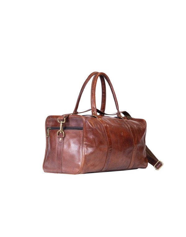HugMe.fashion Pure Leather Duffel Bag for Men and Women DB23