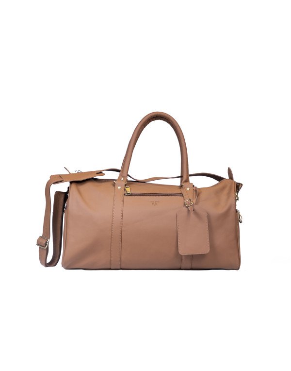 HuMe.fashion Genuine Leather Duffel Travel Bag DB2...