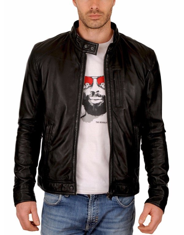 HugMe.fashion Genuine Leather biker Jacket For Men...