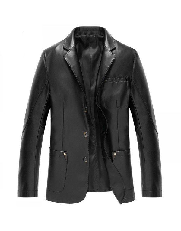 HugMe.fashion Genuine Leather Formal Jacket JKB07