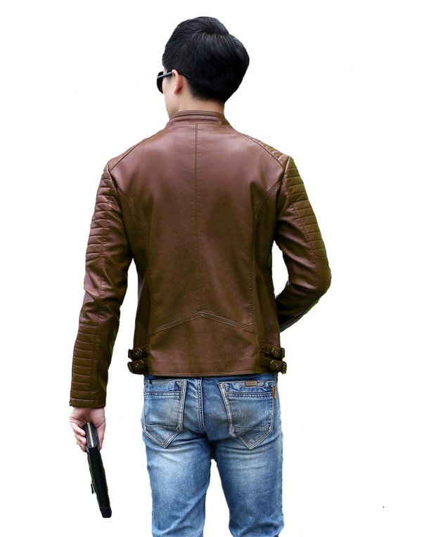 HugMe.fashion Genuine Leather Black color Jacket Biker Jacket JK182