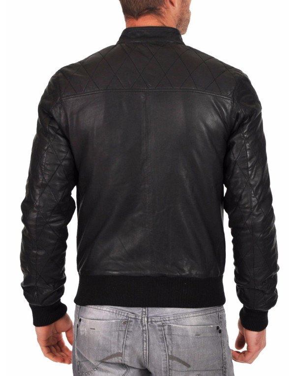 HugMe.fashion Men's Genuine Lambskin Leather Jacke...