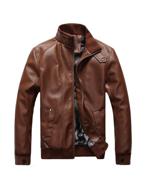 Men’s Genuine Leather Jacket JK47