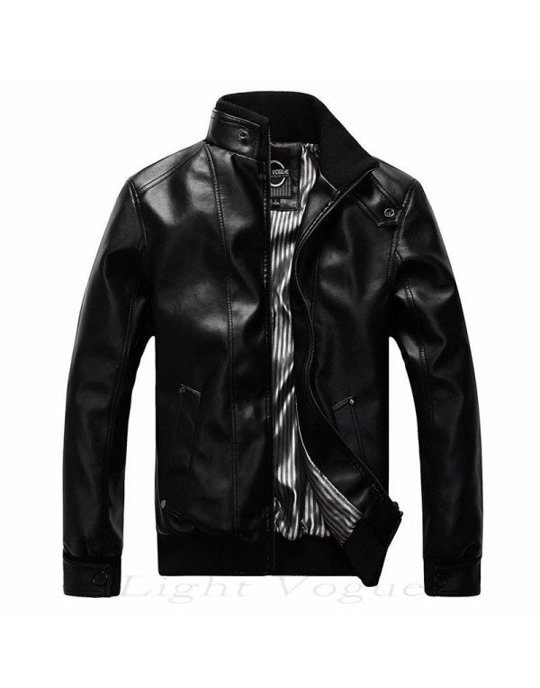 Men’s Genuine Leather Jacket JK47