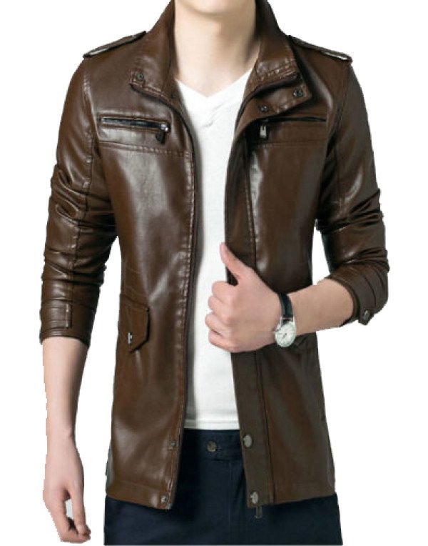 HugMe.fashion Leather Jacket for Men Biker Casual Jacket JK72