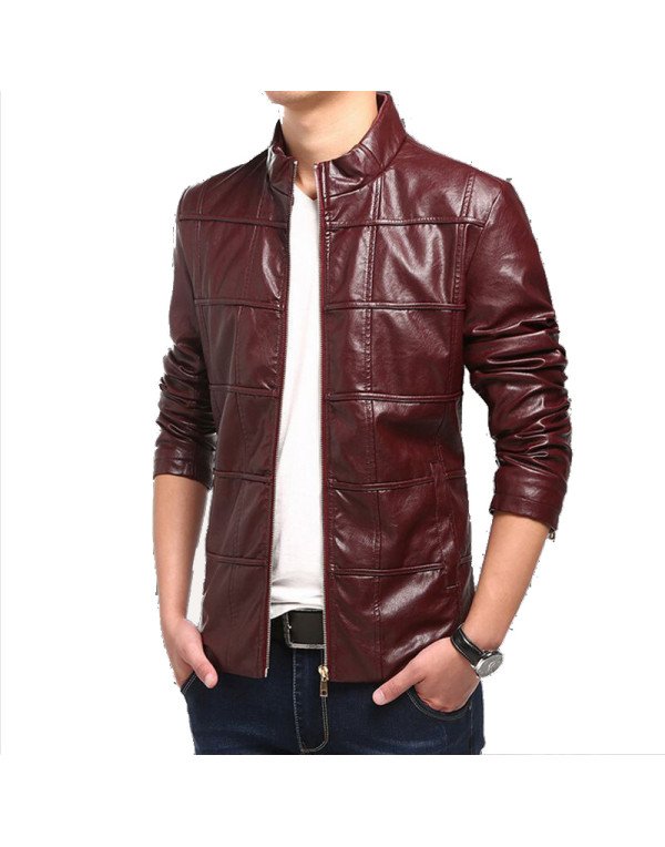 HugMe.Fashion Pure Leather Casual Jacket JK76