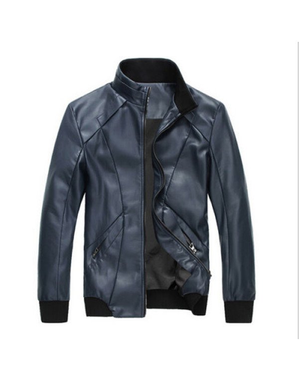 HugMe.fashion Genuine Leather Jacket Slim fit Bike...