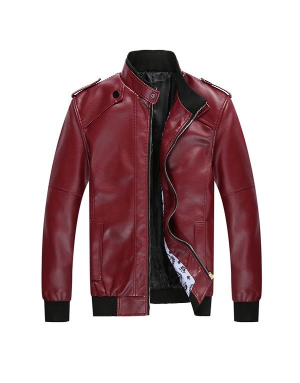 HugMe.fashion Genuine Leather Jacket Slim fit Bike...