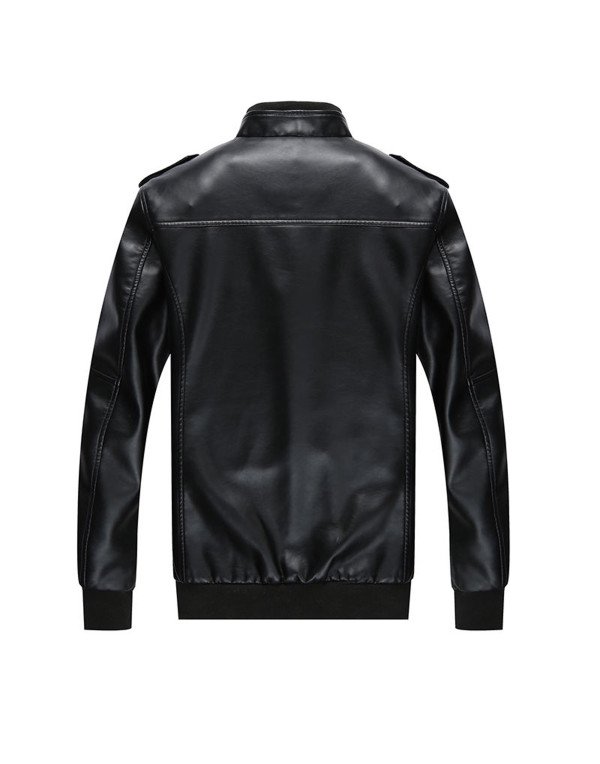 HugMe.fashion Genuine Leather Jacket Slim fit Biker JK96