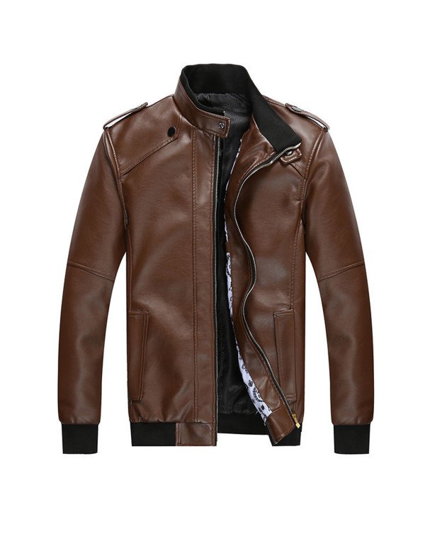 HugMe.fashion Genuine Leather Jacket Slim fit Biker JK96