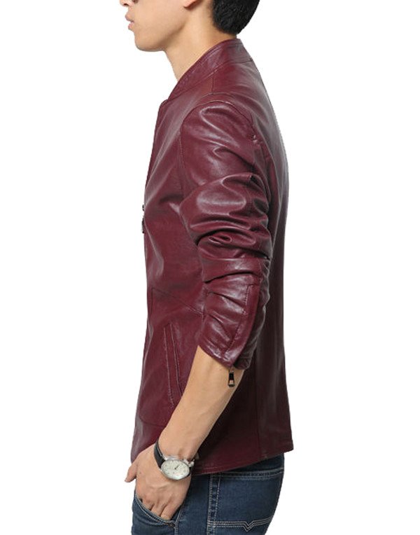 HugMe.fashion Leather Jacket Black Men Biker JK97