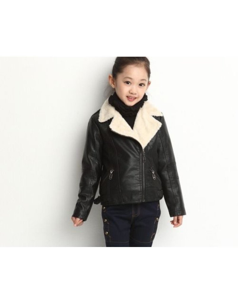 Buy RUFF Black Synthetic Leather Hood Boys Jacket | Shoppers Stop-anthinhphatland.vn
