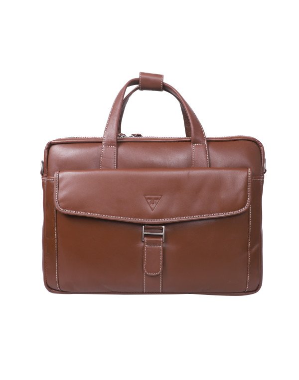 HugMe.Fashion 15" Genuine Leather Office Laptop Bag LB127