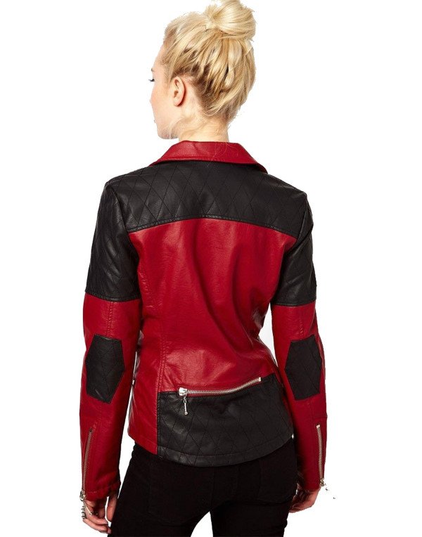 HugMe.fashion New Red Color Women's Biker Jacket F...
