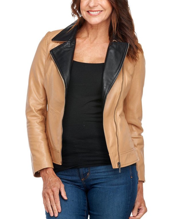 HugMe.fashion Ladies New Genuine Leather Jacket LJ...
