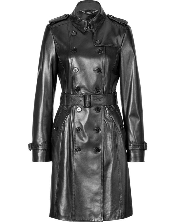 HugMe.fashion Genuine Leather Long Coat  For Ladie...
