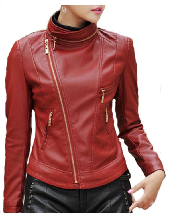 HugMe.fashion New Leather Stylish Leather Jacket F...