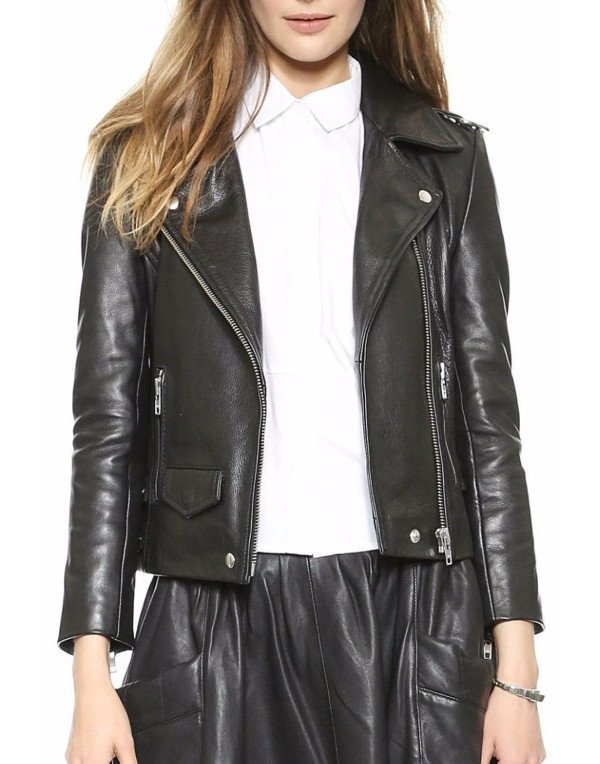 HugMe.fashion Real Women Bomber Genuine Leather Jacket LJK6