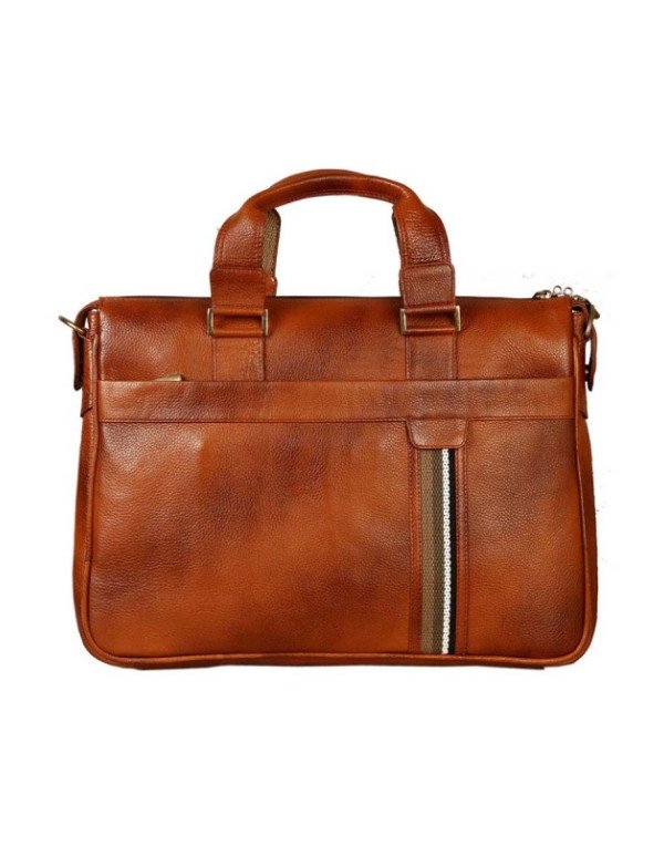 Leather Designer Executive 17" Laptop Carryca...