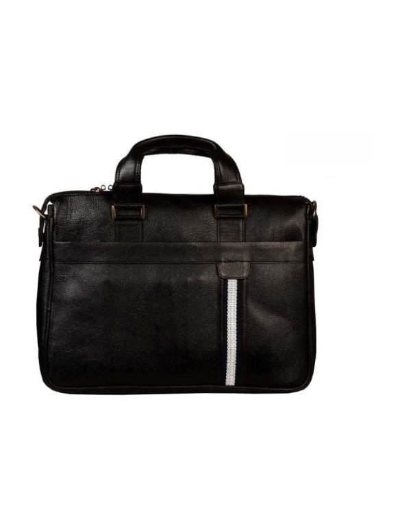 Leather Designer Executive 17" Laptop Carry c...