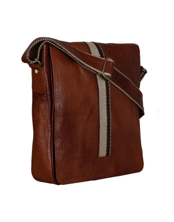 Stylish Genuine Leather Cross Body Sling Bag For M...