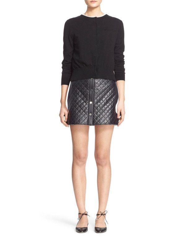 Genuine Sheep Leather Skirt Fit SK1