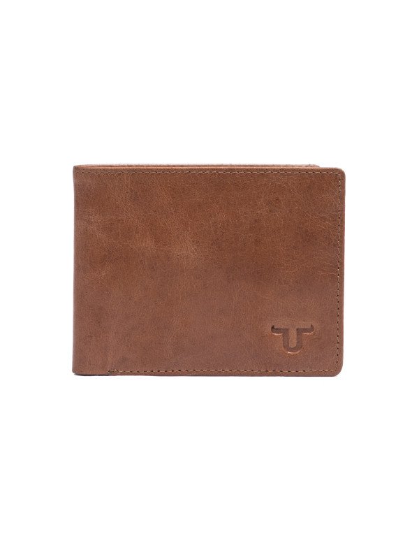 HugMe.Fashion Genuine Leather Wallet In Tan Color ...