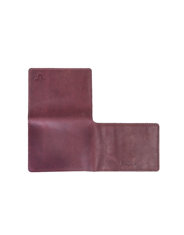 HugMe.Fashion Genuine Leather Wallet In Maroon Color WL82